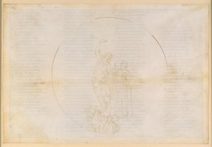 La Divina Commedia, Paradiso XIV. Čtvrtá planetární sféra (sluneční nebe): Šalomoun vypráví Dantemu o proměně těla po vzkříšení; vzlet do sféry Marsu; vidění Krista od Sandro Botticelli