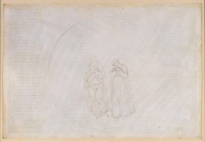 La Divina Commedia, Paradiso XVII. Pátá planetární sféra (nebe Marsu): Cacciaguida předpovídá Dantemu vyhnanství, ale také věčnou slávu od Sandro Botticelli