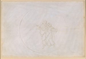 La Divina Commedia, Paradiso XV. Pátá planetární sféra (nebe Marsu): Cacciaguida, praotec rodu Alighieri, vypráví Dantemu o svých předcích ve staré Florencii od Sandro Botticelli