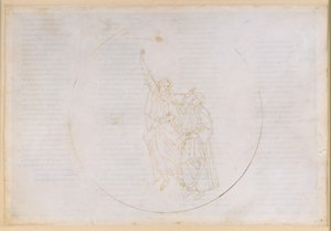La Divina Commedia, Paradiso X. Výstup do čtvrté planetární sféry (sluneční nebe): Světlo Tomáše Akvinského představuje Dantovi nebe mudrců od Sandro Botticelli