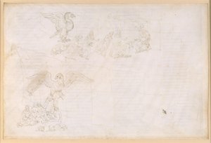 La Divina Commedia, Purgatorio IX. Předpurgatorium: Střední zóna a terasa u brány: Dantův sen; Před branou Purgatoria od Sandro Botticelli