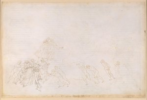 La Divina Commedia, Purgatorio VI. Předočistec, střední zóna: ti, kteří zemřeli v důsledku násilného činu; rozhovor se Sordellem od Sandro Botticelli