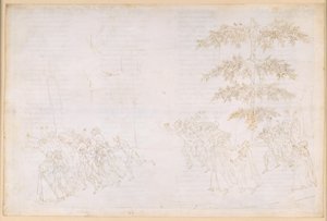 La Divina Commedia, Purgatorio XXIII. Šestý kruh očistce: pokání labužníků; setkání s Forese Donati od Sandro Botticelli