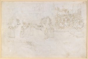 La Divina Commedia, Purgatorio X. První kruh očistce: Mramorové reliéfy; pokání pyšných od Sandro Botticelli
