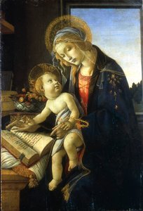 Madonna a dítě Madonna z knihy, 1483. od Sandro Botticelli
