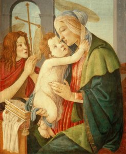 Madona s dítětem a Johannesknaben od Sandro Botticelli