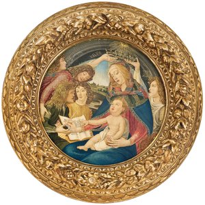 Madona z Magnificatu, kruh Ricciarda Meacciho od Sandro Botticelli