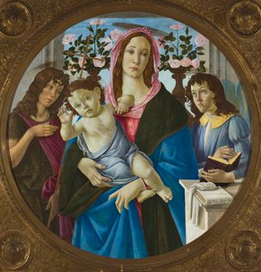 Madona s Dítětem, sv. Janem Křtitelem a andělem od Sandro Botticelli