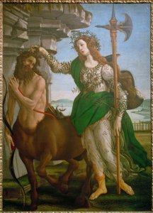 Minerva a Kentaur od Sandro Botticelli