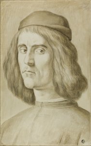 Portrét Busta mladého muže od Sandro Botticelli