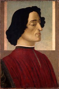 Portrét Giuliana de Medici 14531478, cca 1475 od Sandro Botticelli