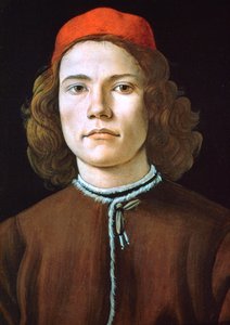 Portrét mladého muže, c1480-1485 od Sandro Botticelli