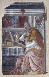 Svatý Augustin ve své pracovně od Sandro Botticelli