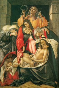Pláč nad mrtvým Kristem od Sandro Botticelli