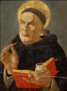 Tomáš Akvinský. od Sandro Botticelli