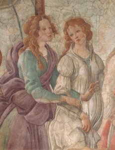 Venus and the Graces nabízející dárky dívce, 1480–83, od Sandro Botticelli