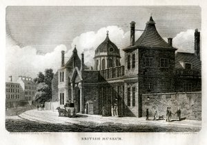 Britské muzeum, Londýn, c1810.