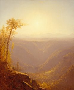Soutěska v horách Kauterskill Clove, 1862.
