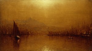 Zlatý roh, od Sanford Robinson Gifford