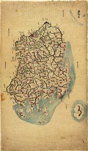 Chosŏn chido. LOC 83675009-1 od Sang Gi Chŏng