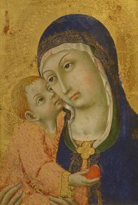 Madonna s dítětem od Sano Di Pietro (1406-1481)