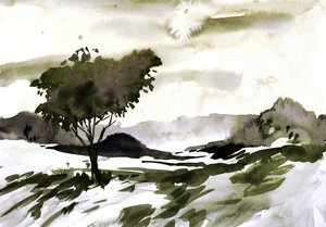 Krajina Lone Tree od Santhosh ch