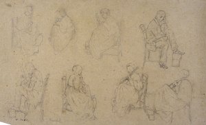 Koncertní hudebníci od Santiago Rusiñol