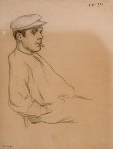 Portrét muže od Santiago Rusiñol