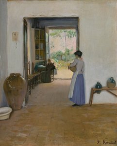Interiér Sitges od Santiago Rusiñol