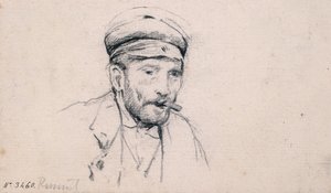 Studie muže od Santiago Rusiñol