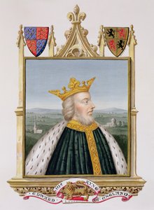 Portrét Edwarda III. (1312-77) anglického krále z roku 1327 z 