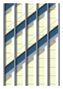 510 Fifth Avenue, NYC, 2015 (grafický tisk s girlandami)
