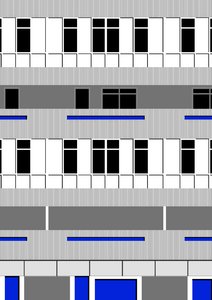 Brutalistický blok, 2018 (digitální)