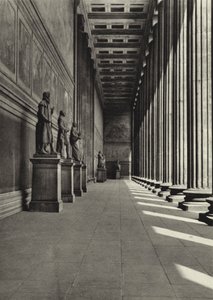 Berlín: Altes Museum; Staré muzeum (černobílá fotografie) od Sasha Stone