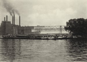 Berlín: Grosskraftwerk Klingenberg; Velká elektrárna Klingenberg (černobílá fotografie) od Sasha Stone