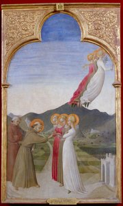 Mystický sňatek svatého Františka z Assisi, 1444