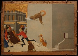 Blahoslavený Ranieri osvobozuje chudé z florentského vězení Z oltáře Borgo del Santo Sepolcro, 1437-1444