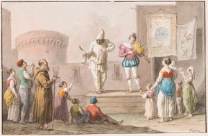 Vodové barvy; Účinkující Commedia dell