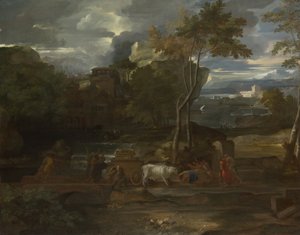 Návrat archy, 1659 od Sébastien Bourdon