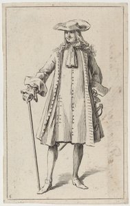 Muž s mečem od Sébastien Le Clerc the elder