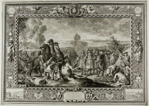 Obléhání Douai v roce 1667 od Sébastien Le Clerc the elder