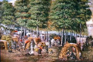 The Miracle of the Quail (barevné lito) od School American