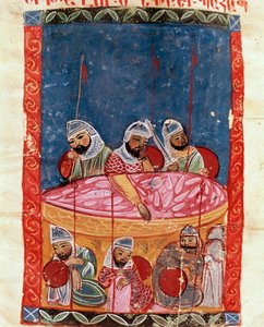 Stráže u hrobu Kristova (Miniatura od School Armenian