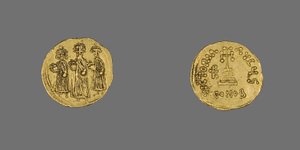 Solidus (mince) z Herakleia, 638 n. l. - 641 n. l. (zlato)