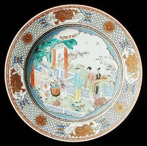 Nabíječka famille rose, c.1730 (porcelán) od School Chinese