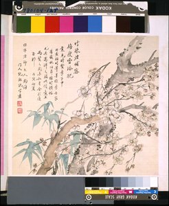 Album květin a ptáků, datum neznámé (tuš a barva na hedvábí) od School Chinese