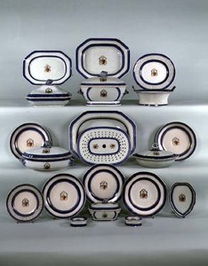 Chinese Export Dinner Service, c.1790 (keramika) od School Chinese