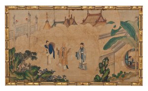 Jedna ze čtyřiadvaceti scén ze Snu o Rudé komnatě od School Chinese