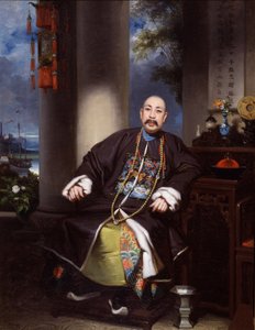 Portrét Mouqua, Lamqua, kolem roku 1840 (olej na plátně) od School Chinese