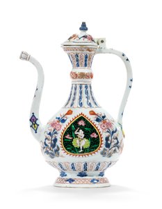 Rose-Imari džbán a kryt pro blízkovýchodní trh, druhá čtvrtina 18. století (keramika) od School Chinese